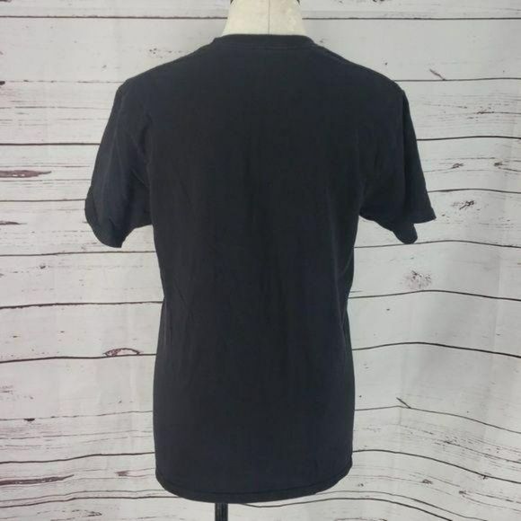MakerOne Burr Shot Men's First‎ Black Short Sleeve Shirt Medium - Picture 4 of 6